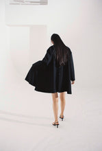 画像をギャラリービューアに読み込む, a-line double-breasted jacket