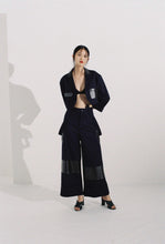 画像をギャラリービューアに読み込む, stripe suspender wide trousers