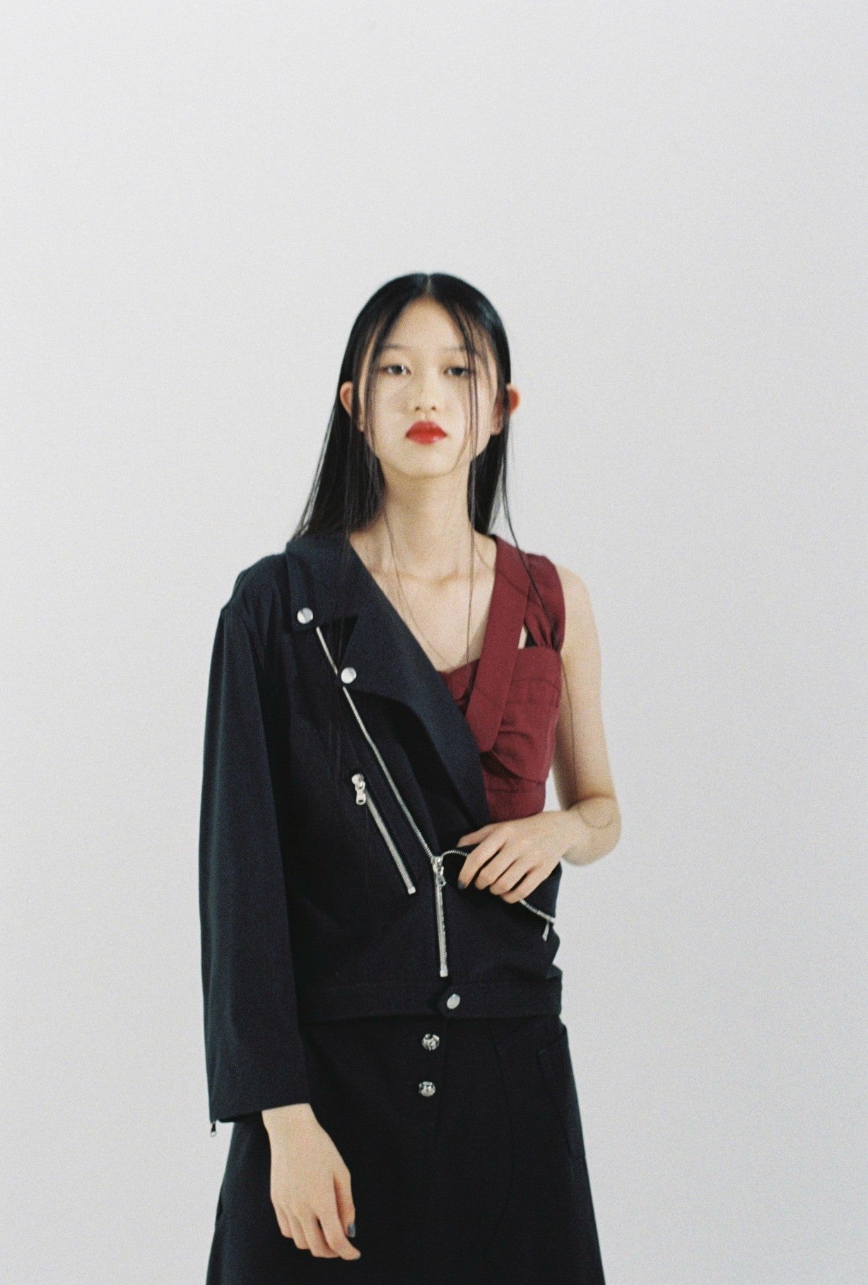 asymmetric biker jacket – SHINTARO YAMAMOTO ONLINE SHOP