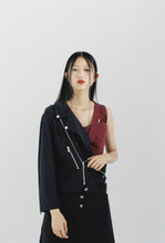 画像をギャラリービューアに読み込む, asymmetric biker jacket