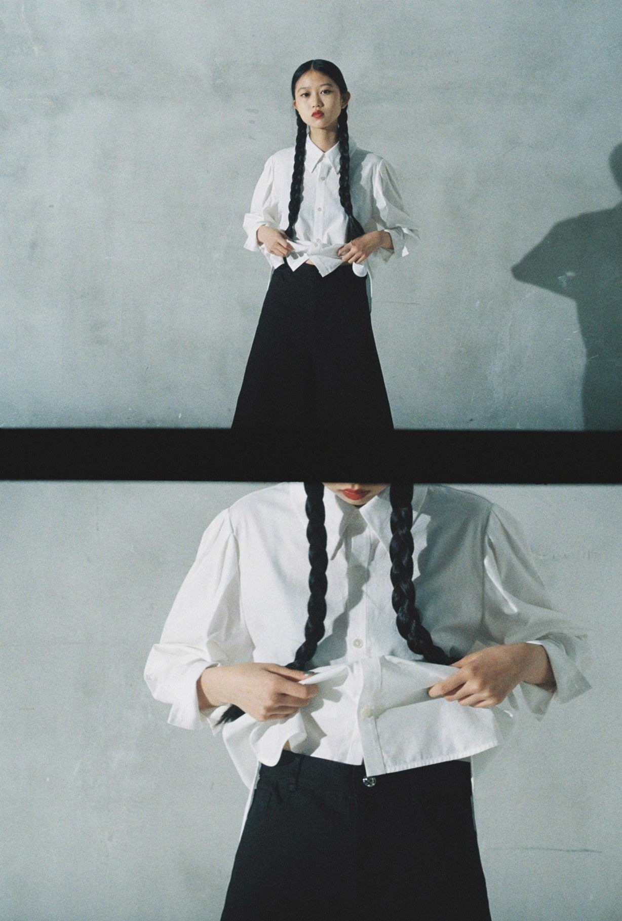 YONFA ヨンファ　スタンダードテーラードシャツ STAFF STYLING｜THE SHOP YOHJI YAMAMOTO