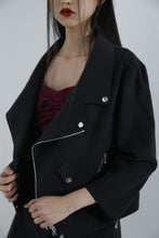 画像をギャラリービューアに読み込む, asymmetric biker jacket