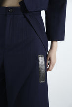 画像をギャラリービューアに読み込む, stripe suspender wide trousers